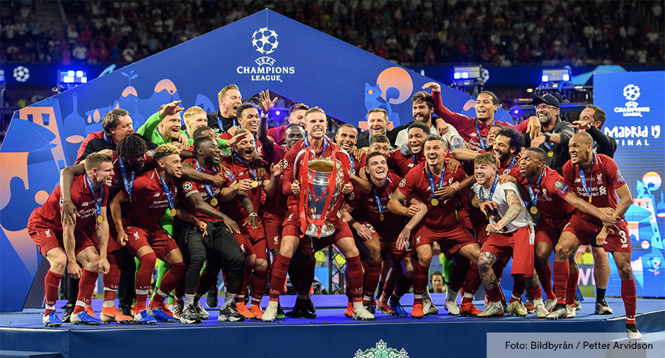 Bild som beskriver TV4 och C More sänder UEFA Champions League med start 2021